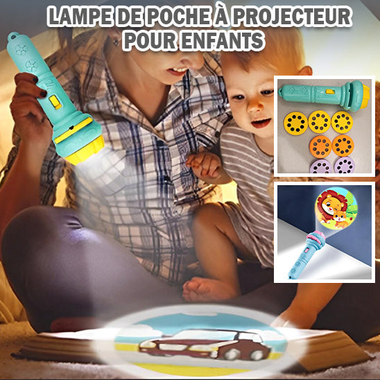 Jouet-bebe-2 ans-lampe-projecteur-differents-motifs