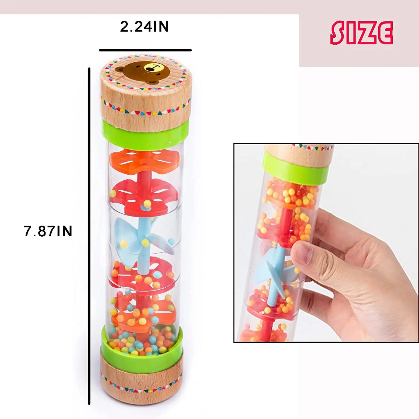 Baton-de-pluie-pour-bebe-avec-billes-multicolores