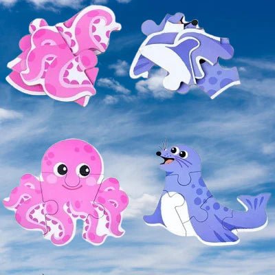 Puzzle Montessori - BabyPuzzle™ - Océan - Mon bebe curieux