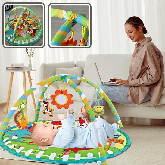 tapis-eveil-bebe-bebe-stimule-miroir-parent-travaille