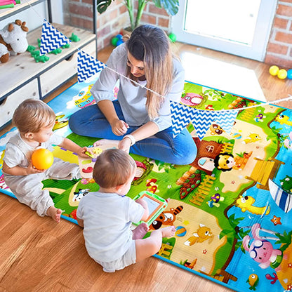 TAPIS DE JEU BÉBÉ - REVERSIBLE