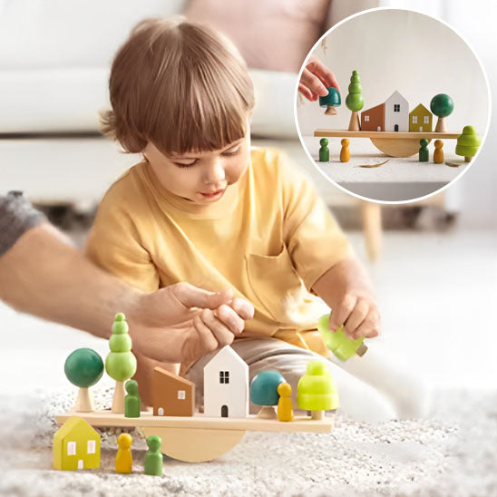 JOUET ENFANT 2 ANS - JOUET EMPILABLE EN BOIS