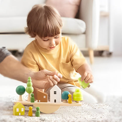 JOUET ENFANT 2 ANS - JOUET EMPILABLE EN BOIS