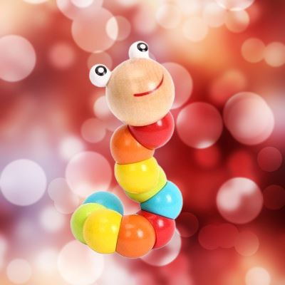 Jouet en Bois - MontessoriToys™ - Chenille - Mon bebe curieux