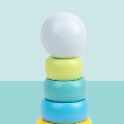 Jouet en Bois - WoodenToys™ - Tour Macaron - Mon bebe curieux
