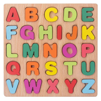 Puzzle en Bois - MontessoriToys™ - Alphabet - Mon bebe curieux