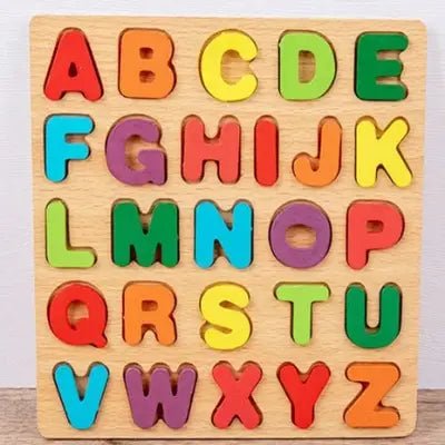Puzzle en Bois - MontessoriToys™ - Alphabet - Mon bebe curieux