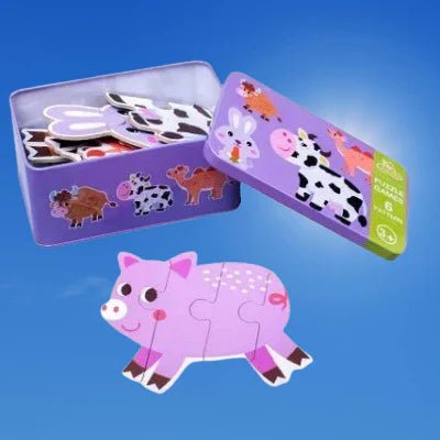 Puzzle Montessori - BabyPuzzle™ - Bétail - Mon bebe curieux