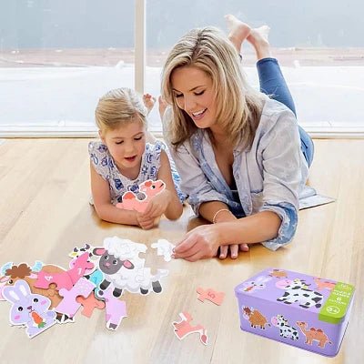 Puzzle Montessori - BabyPuzzle™ - Bétail - Mon bebe curieux