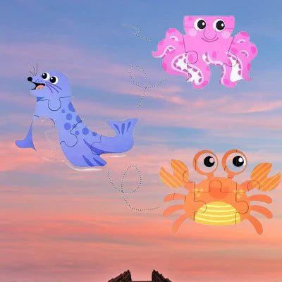 Puzzle Montessori - BabyPuzzle™ - Océan - Mon bebe curieux
