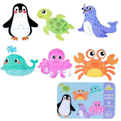 Puzzle Montessori - BabyPuzzle™ - Océan - Mon bebe curieux